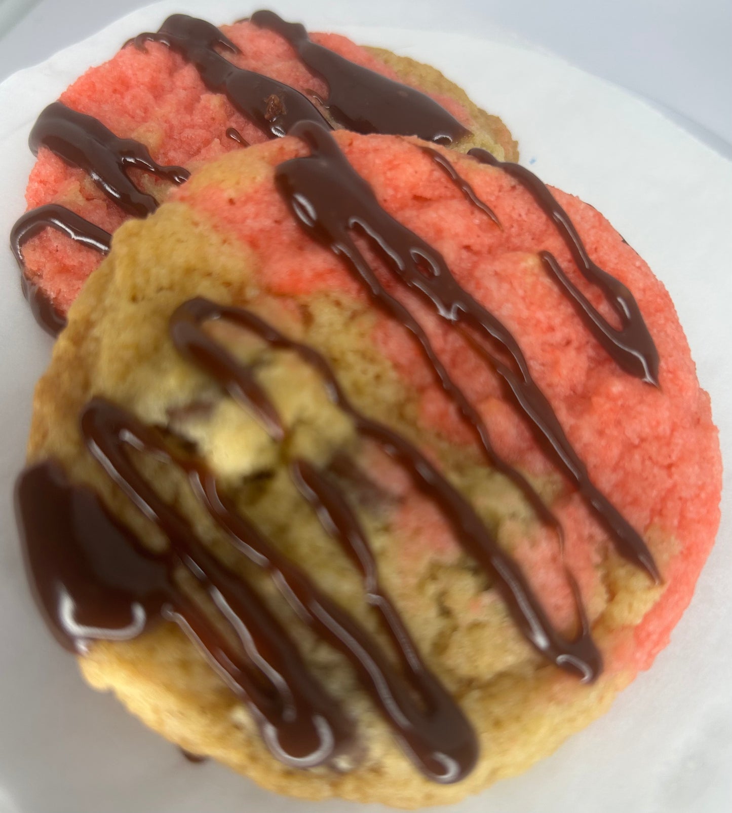 Strawberry Chocolate chip cookies (6)